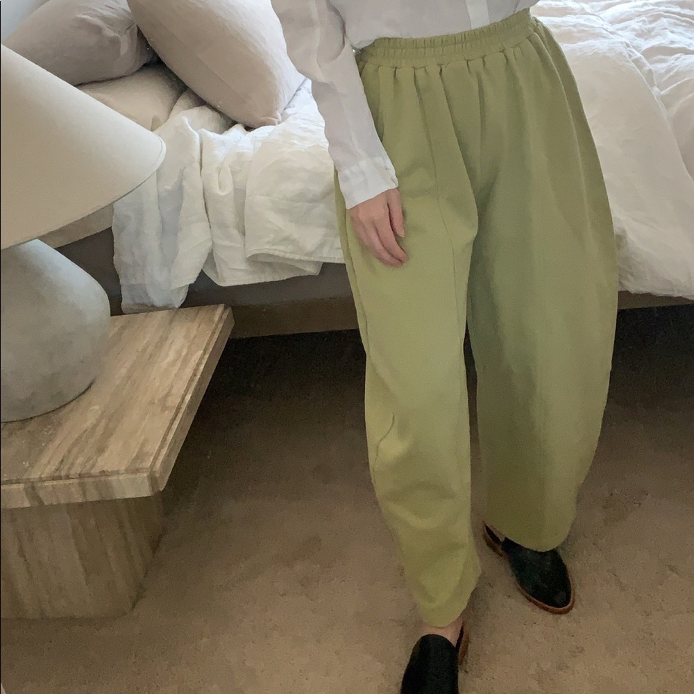 SOLD Ilana Kohn Terry Abe Pants Reed Green XS - Picture 5 of 7
